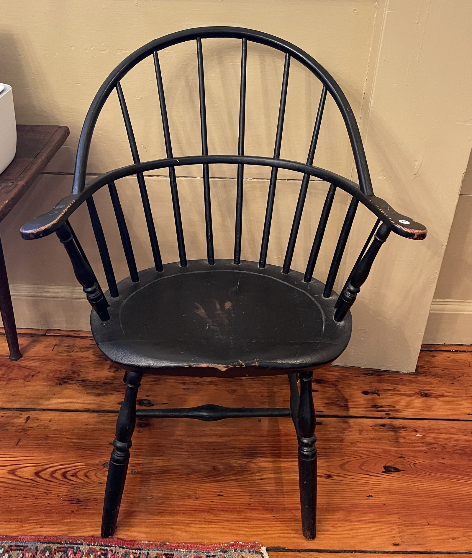19TH C BOW BACK WINDSOR CHAIR (1 of 3)