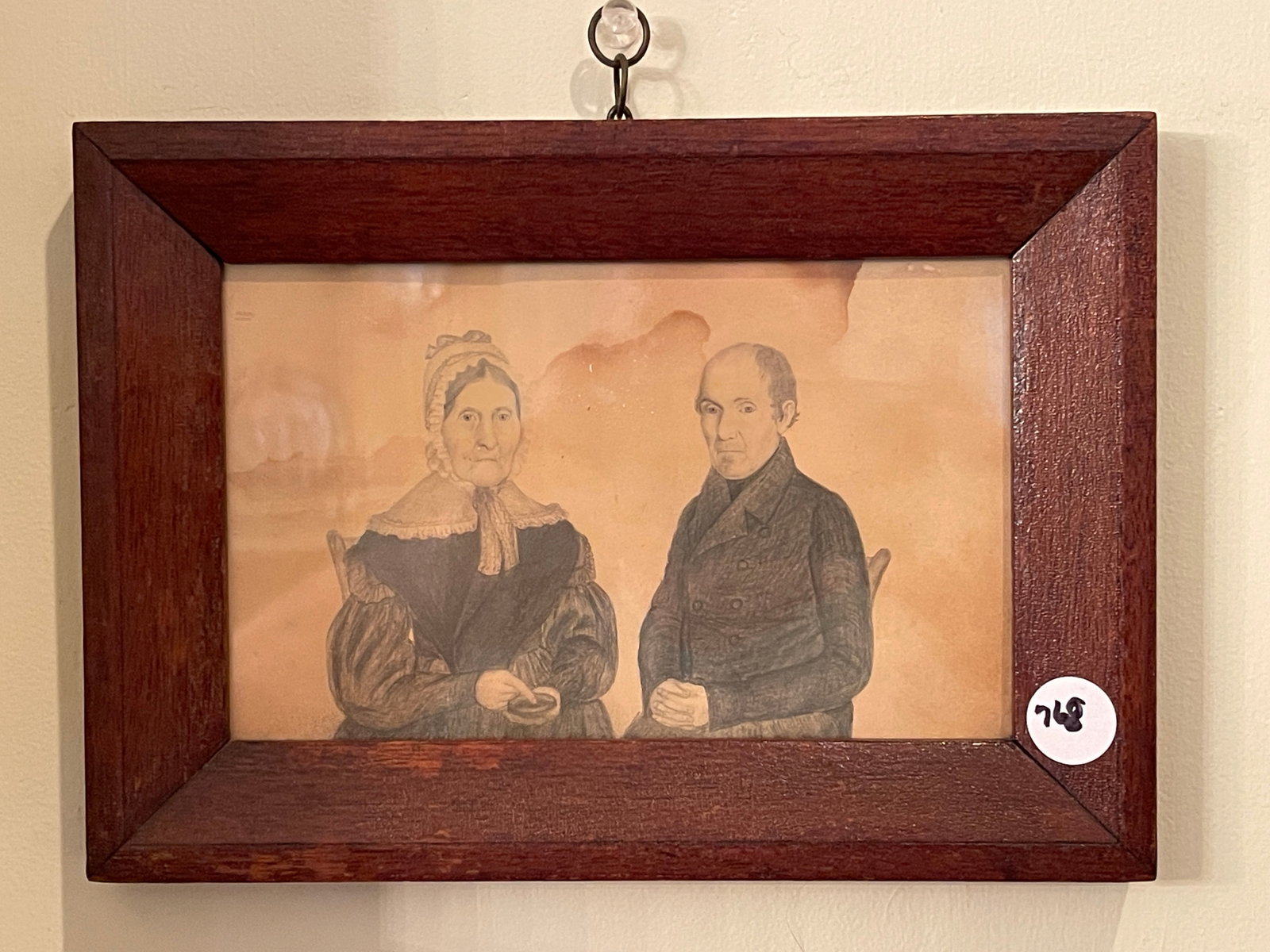 COUPLE PORTRAIT IN FRAME: COUPLE PORTRAIT IN FRAME 9" X 6"