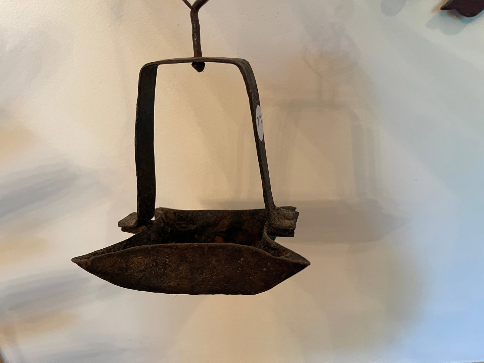 18TH C GREASE LANTERN - 3