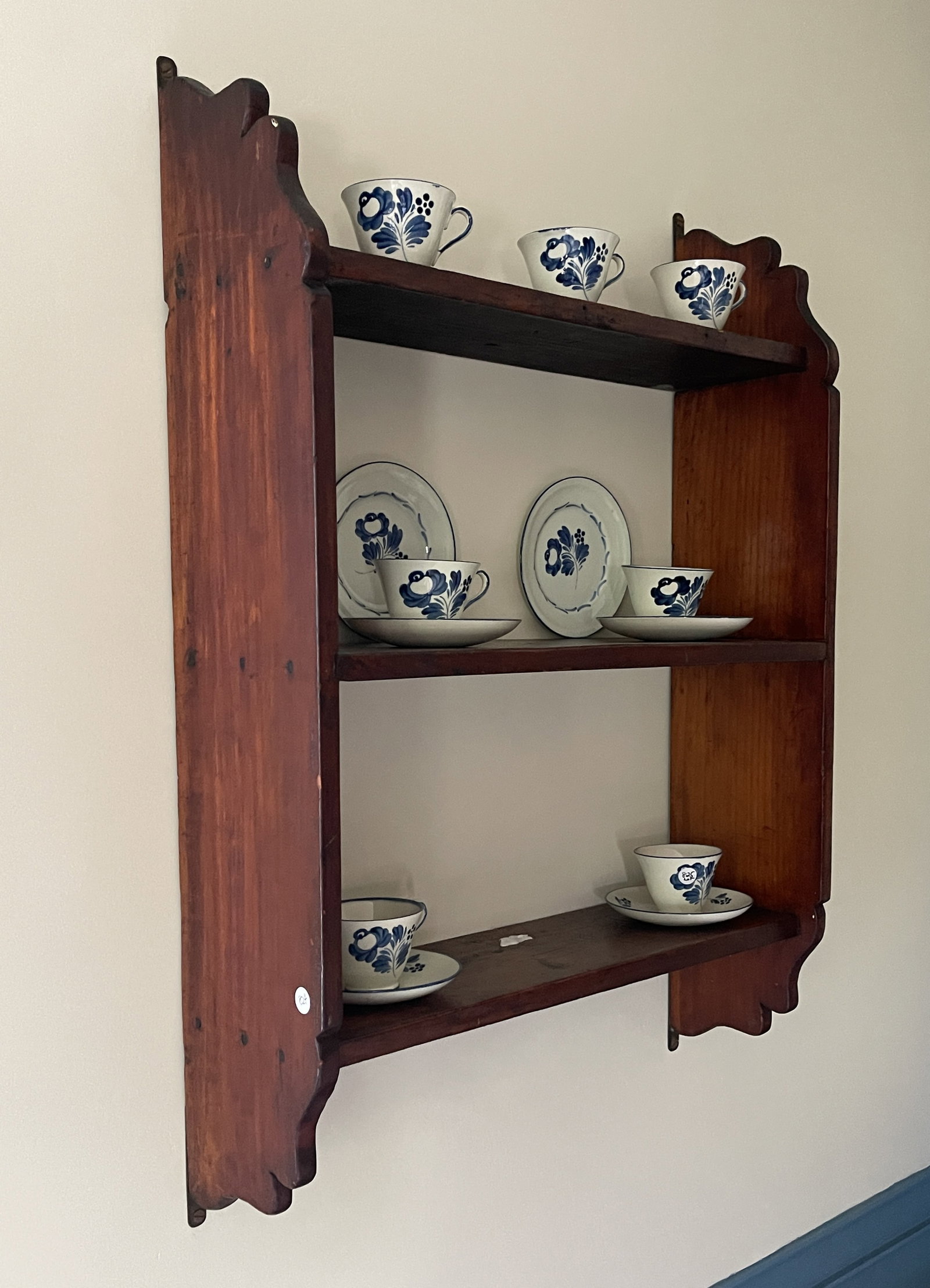 PINE 19TH C SHELF (1 of 3)