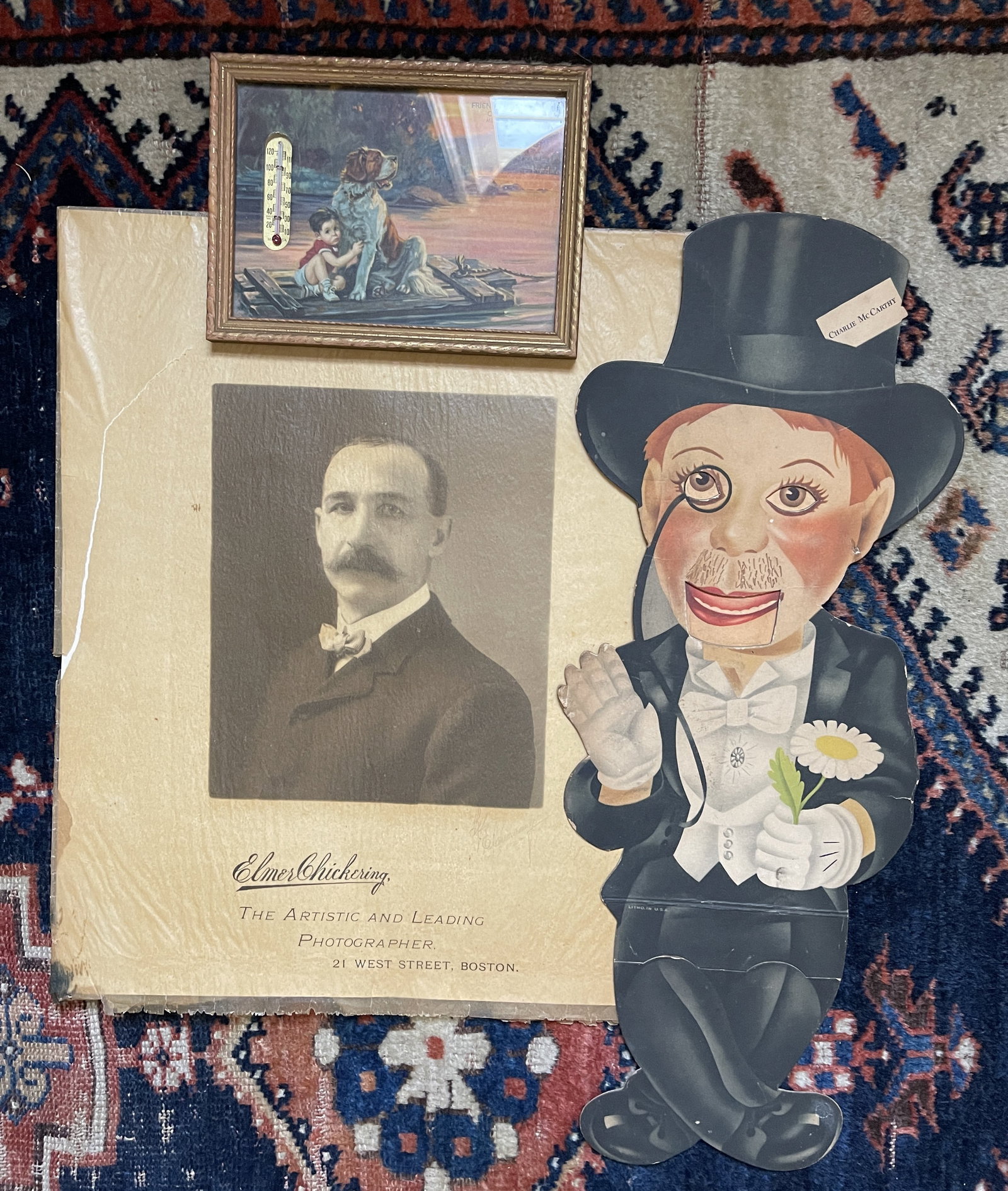 ADVERTISING LOT CHARLIE MCCARTHY: ADV LOT WITH CHARLIE MCCARTHY