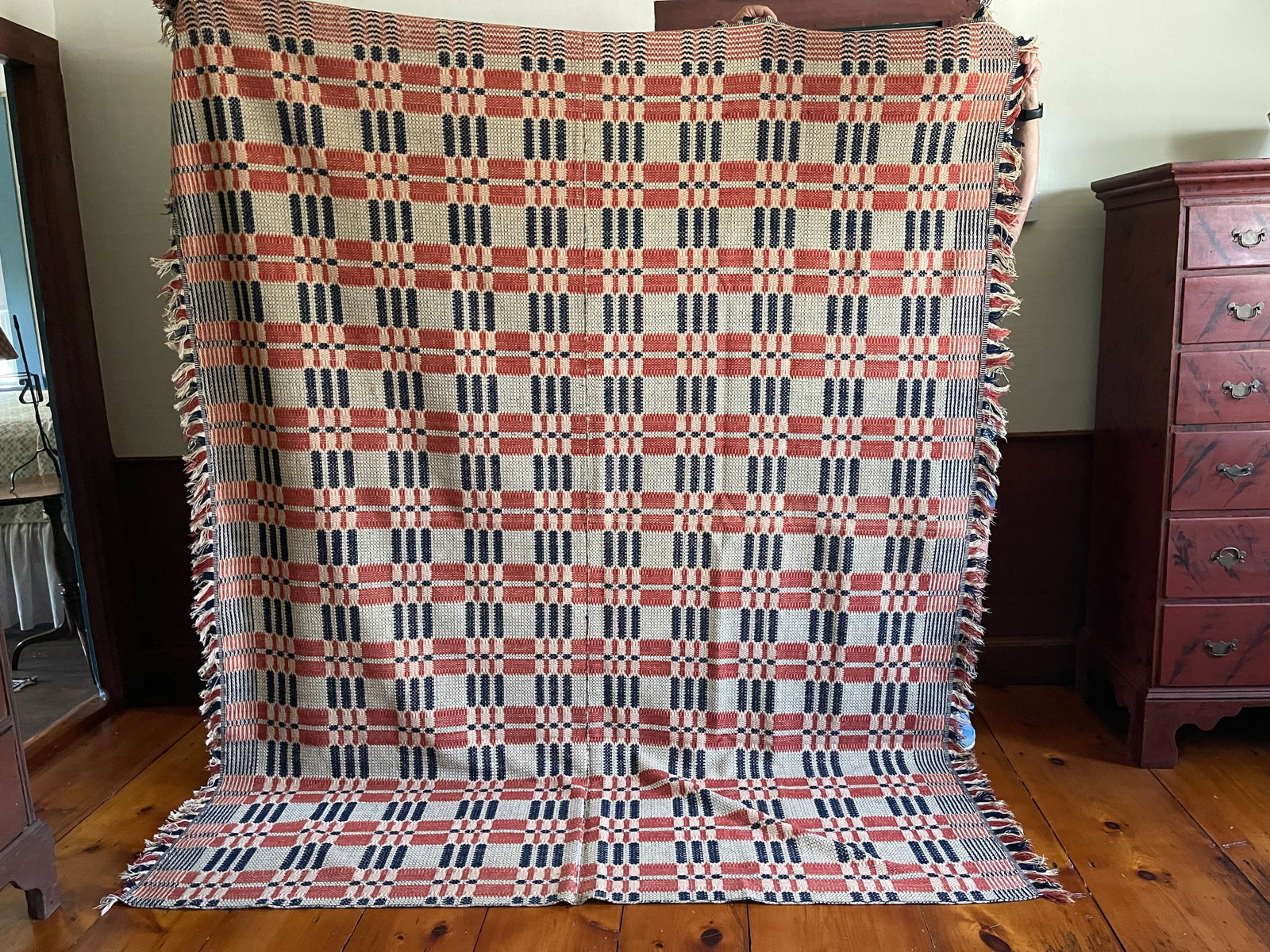 MULTI COLORED COVERLET (1 of 2)