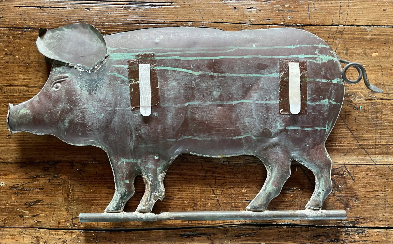 COPPER PIG WEATHERVANE - 2