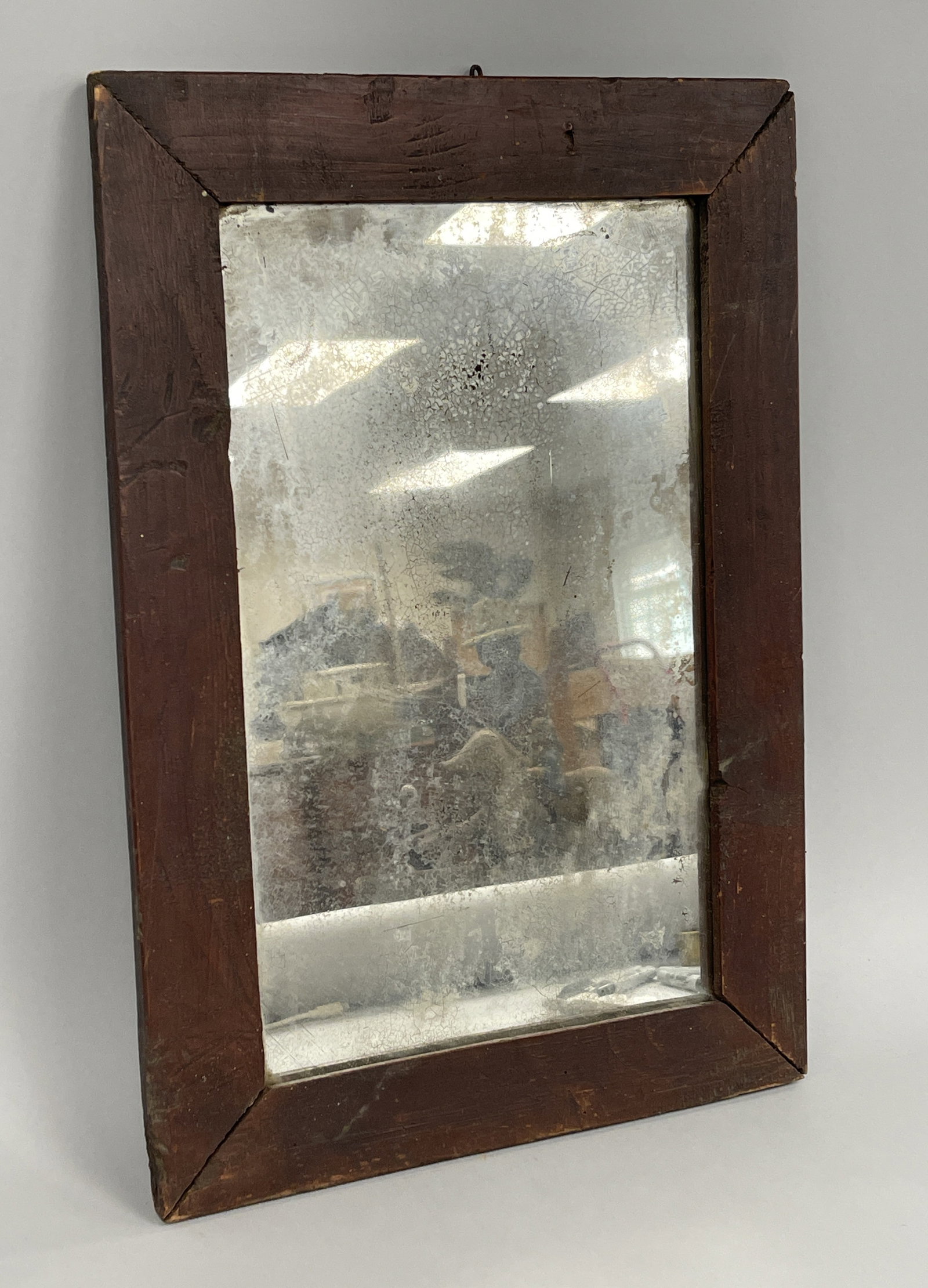 RECTANGULAR MIRROR W/ OLD GLASS - 2