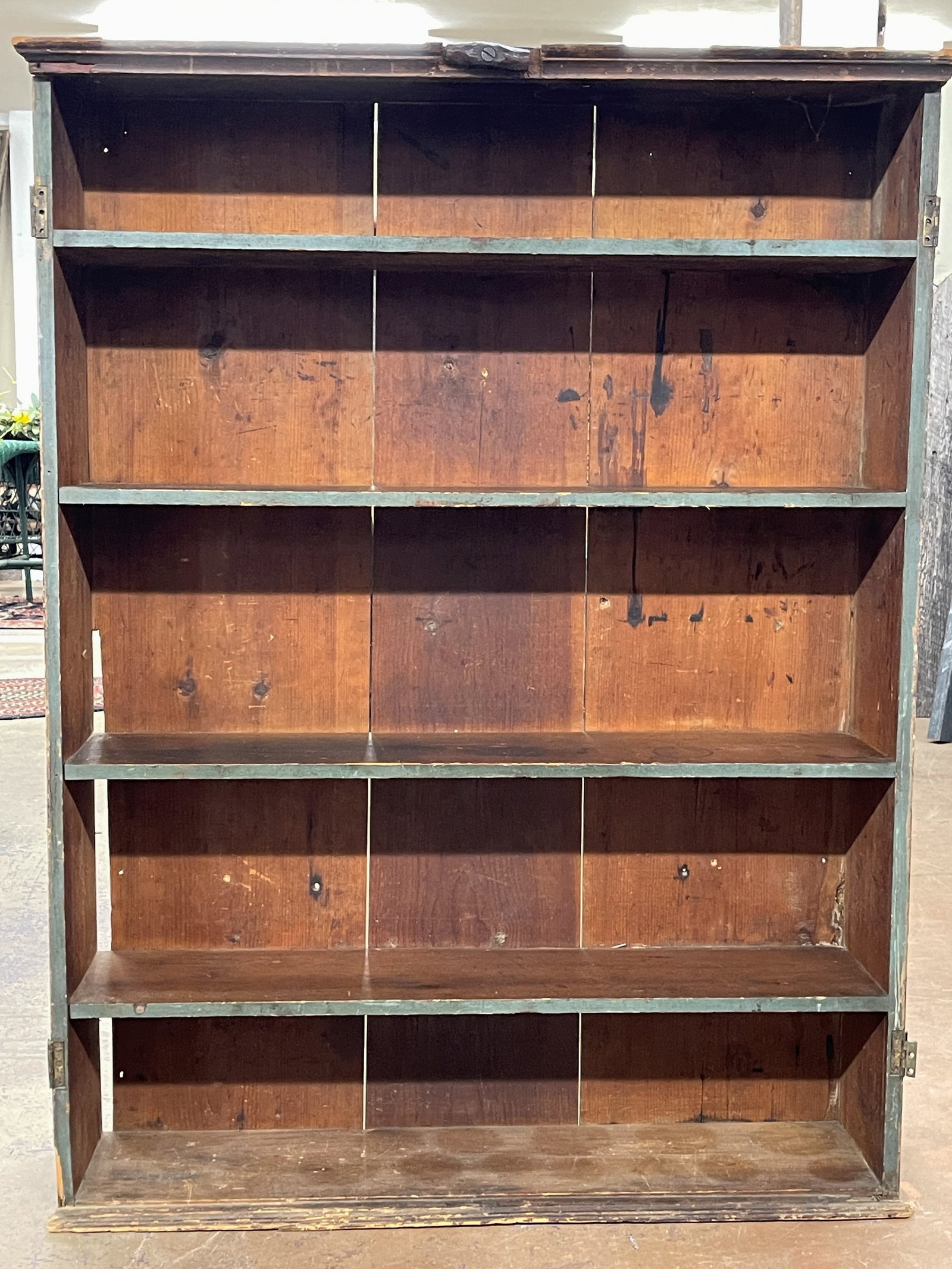 19TH C OPEN SHELF UNIT / BOOKCASE - 2