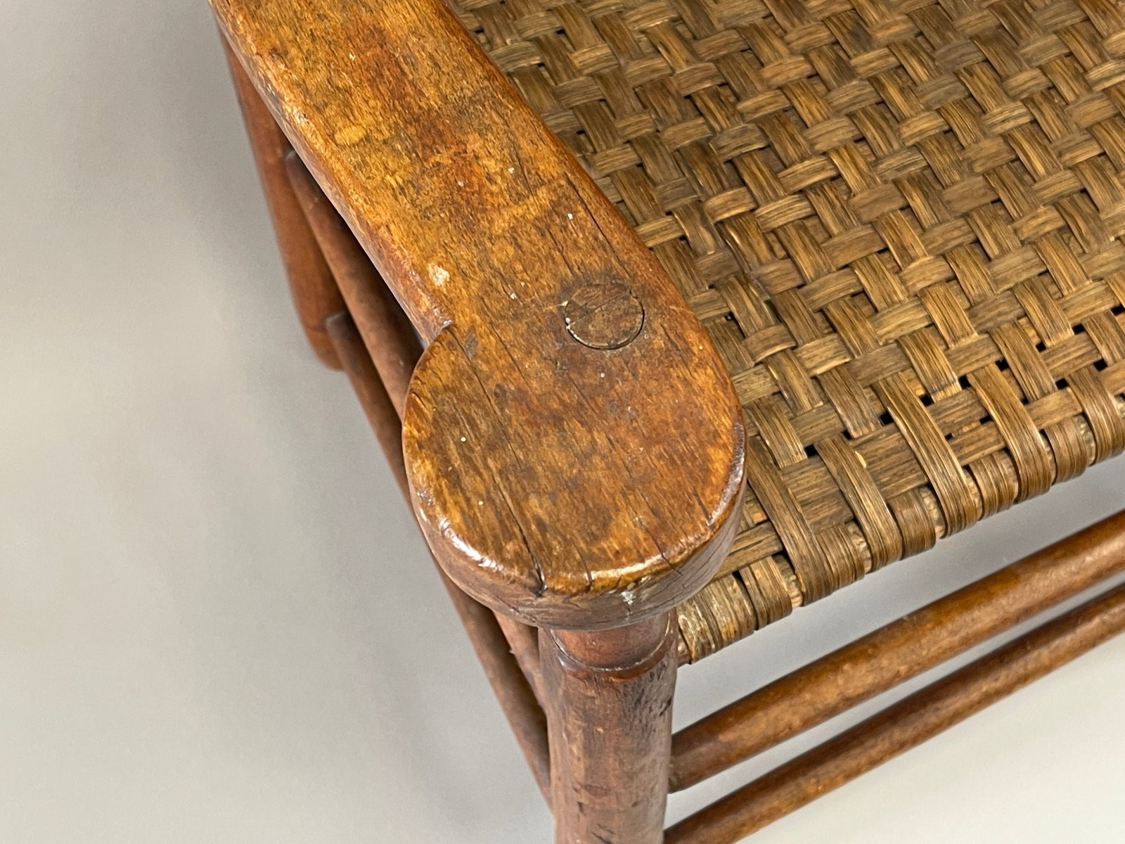EARLY DOUBLE SEATED WAGON BENCH - 5