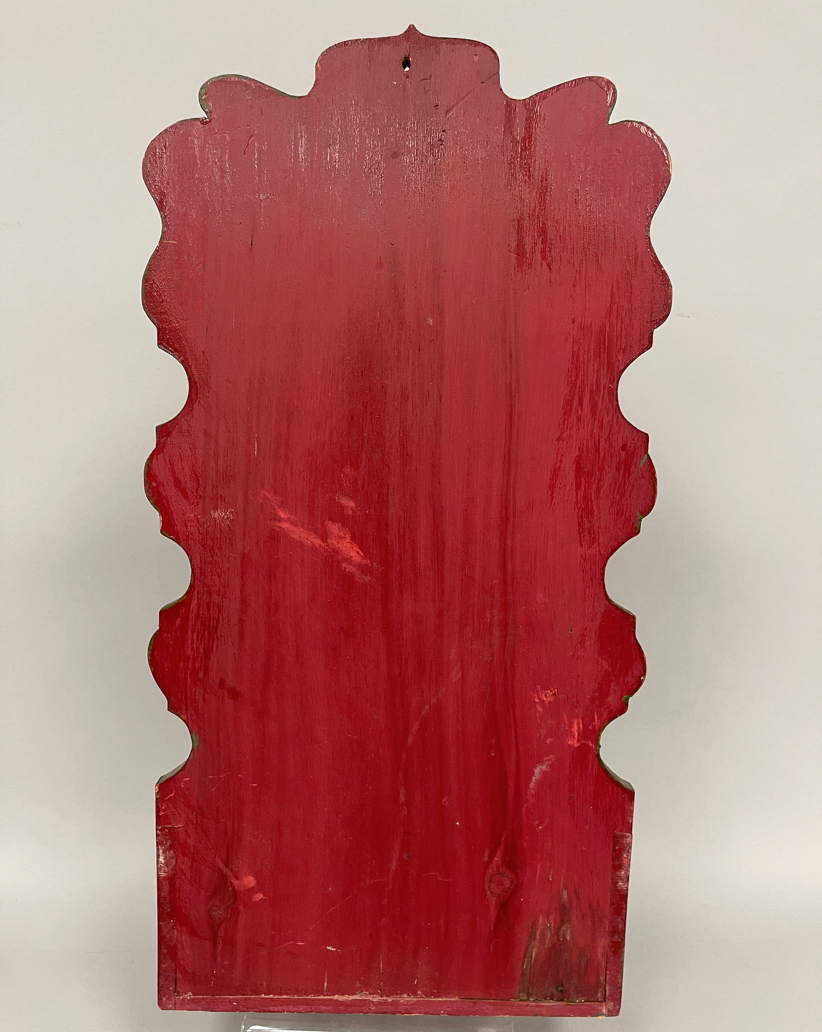PAINTED DECORATED BENCH , SPOON RACK - 4
