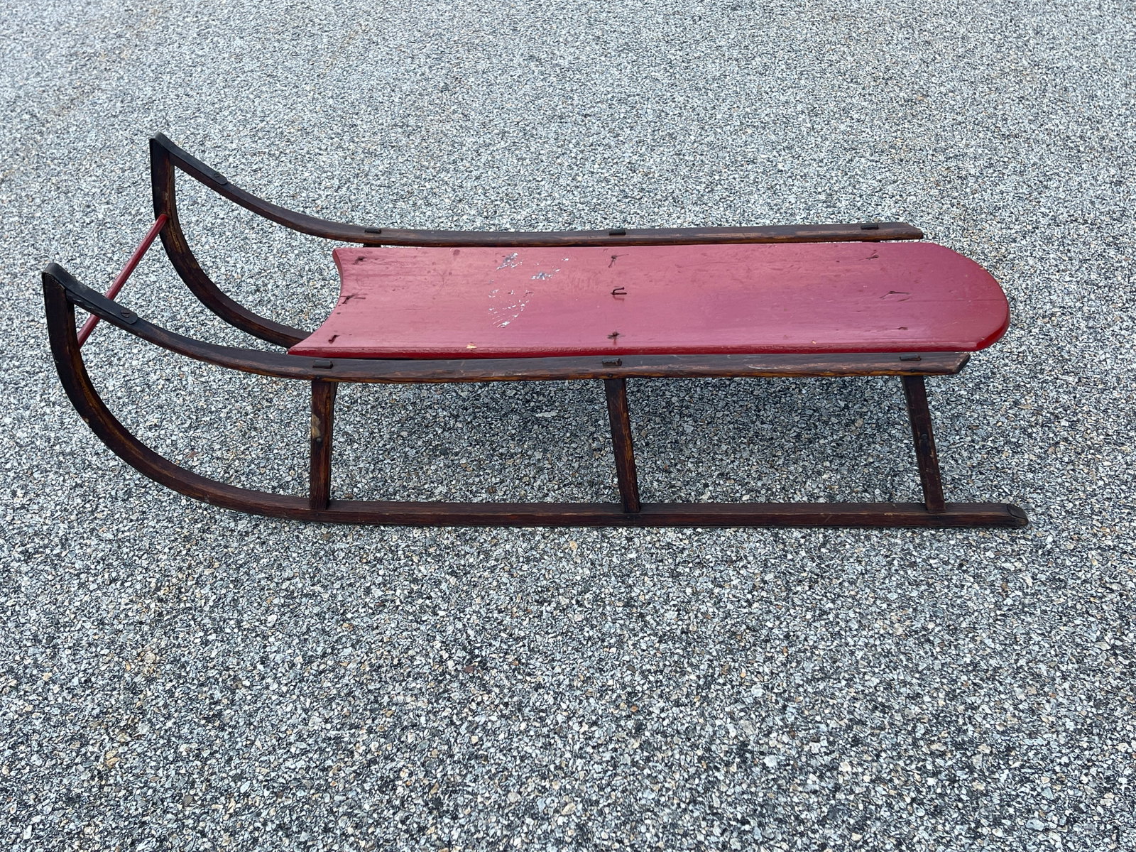 PAINTED CHILDS SLED (1 of 2)
