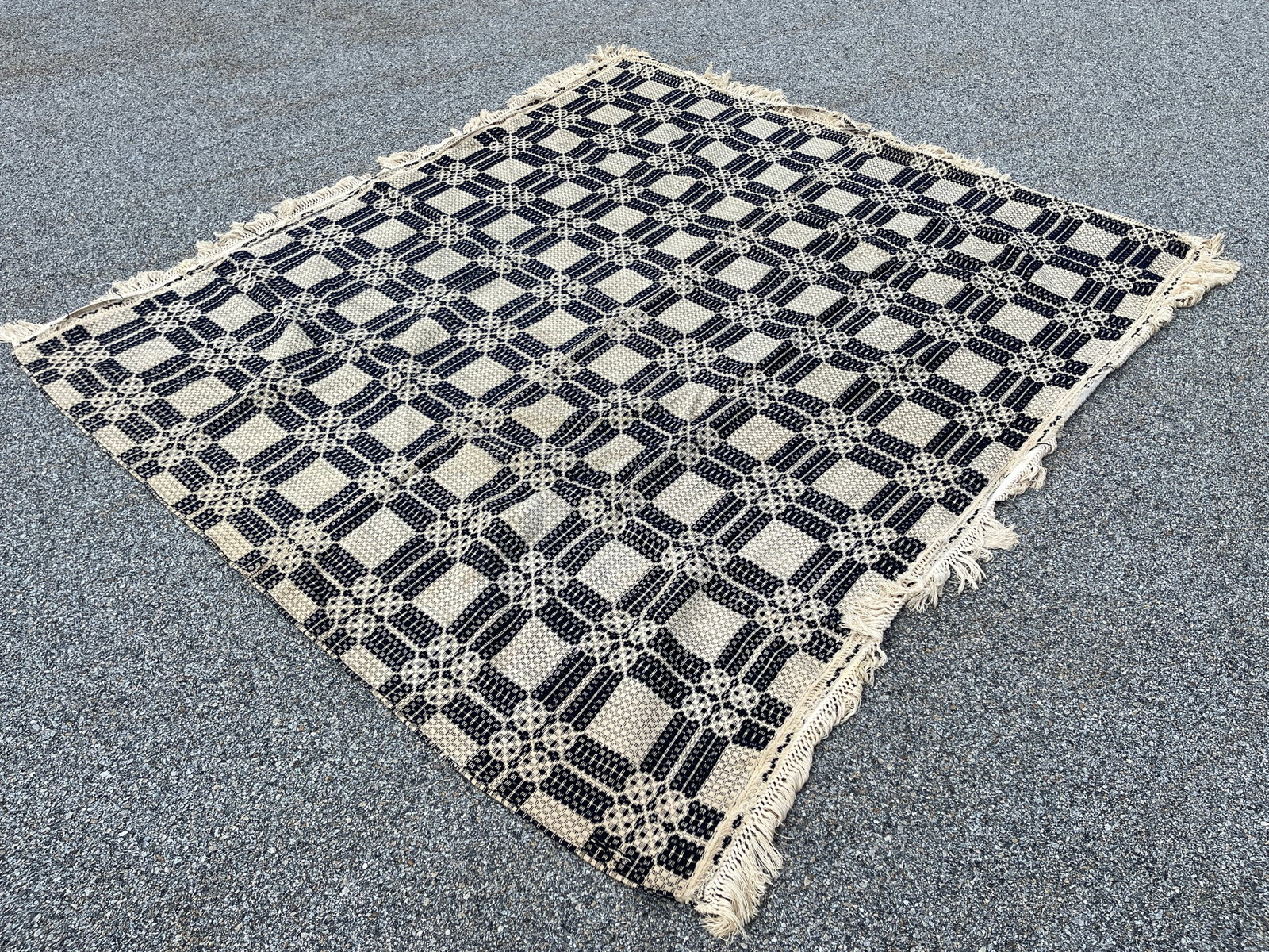 19TH C COVERLET - 2
