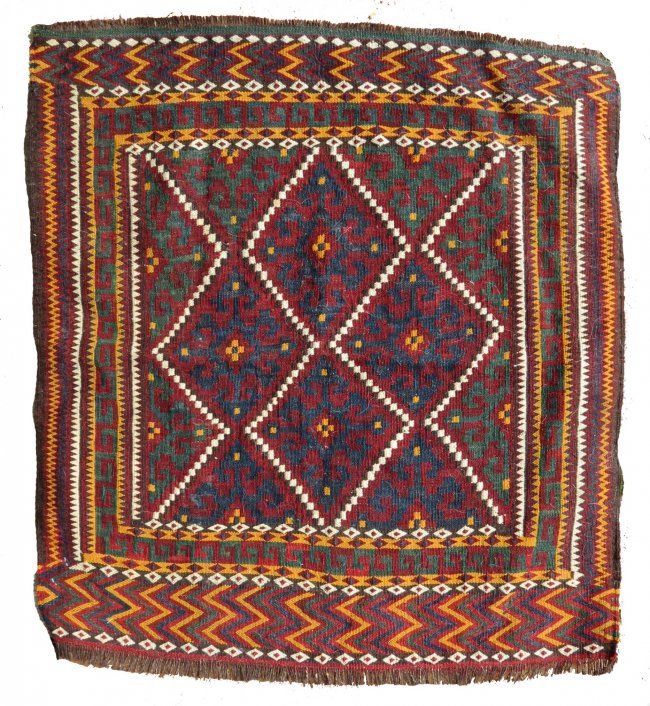 Uzbek Bag Face, Afghanistan, early 20th C. (1 of 4)