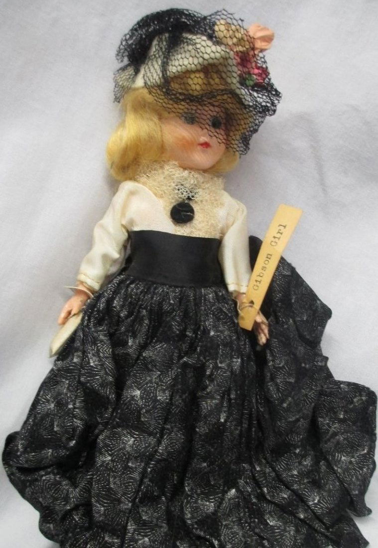 Gibson Girl: 8" tall
