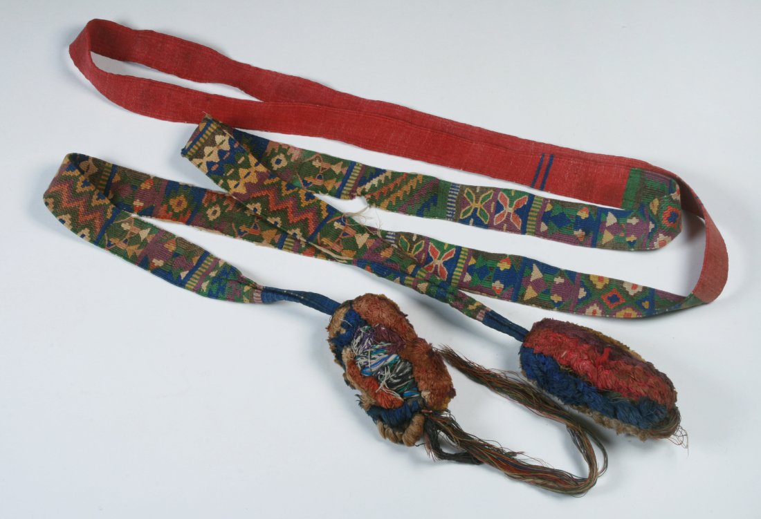 Pre-Columbian - Spanish Colonial Inca Woven Belt with Figures (1 of 8)
