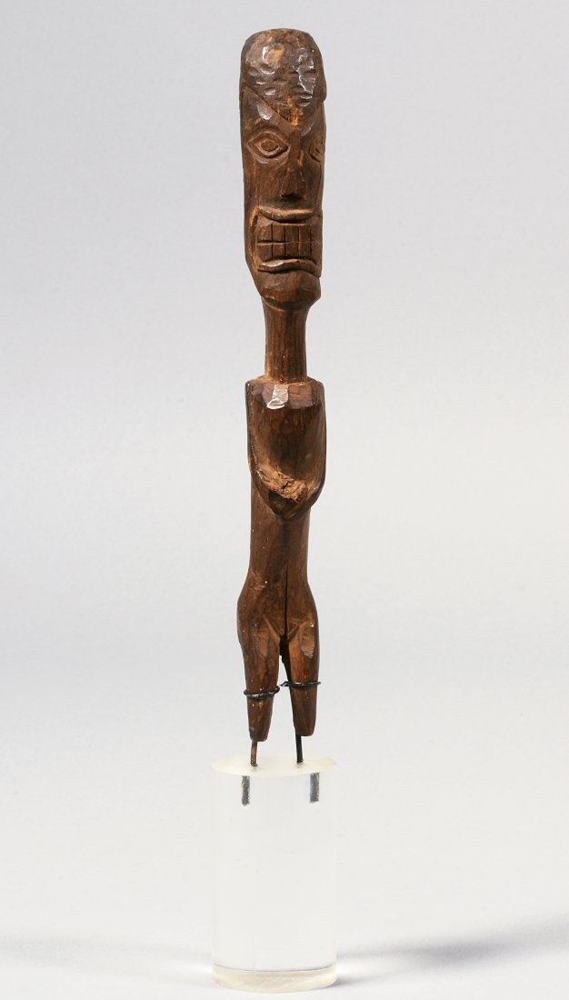 Old Hawaiian Folk Art Idol Effegy Wood Carving (1 of 16)