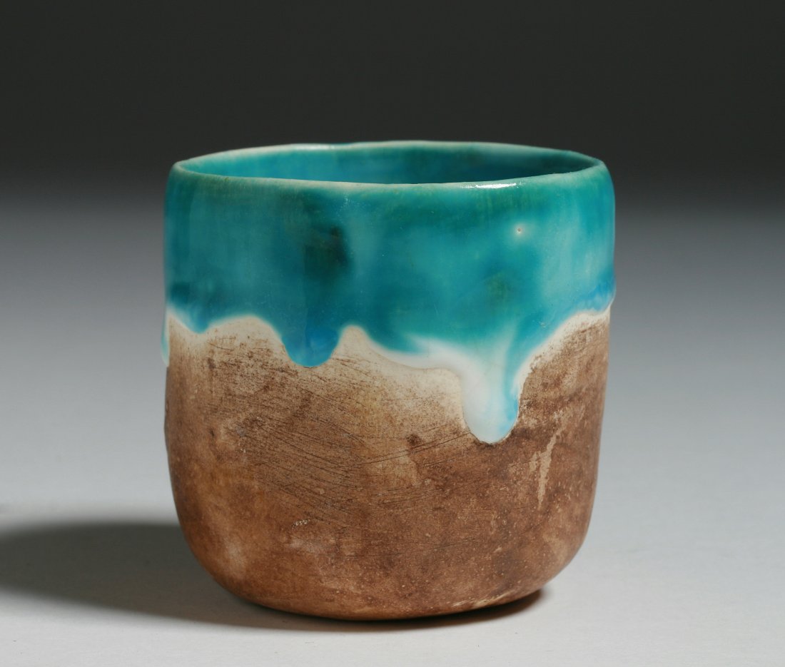 Ted DeGrazia (1909-1982) Southwest Glazed Ceramic Cup (1 of 6)