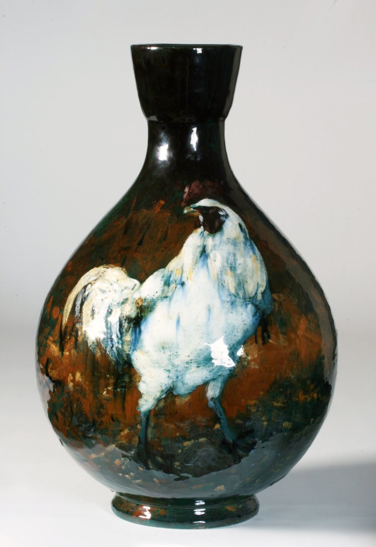 French Impressionist Vase - Auteuil Studio, Haviland - Circa 1880 (1 of 9)