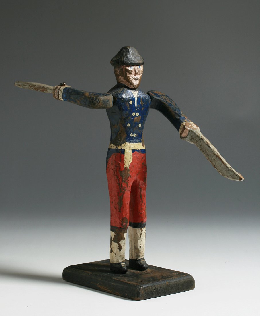American Folk Art Figural Whirligig (1 of 11)