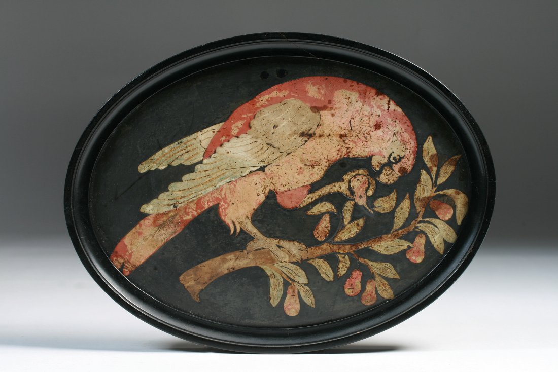 Italian Pietra Dura Plaque of a Parrot -  17th-18th Century (1 of 15)