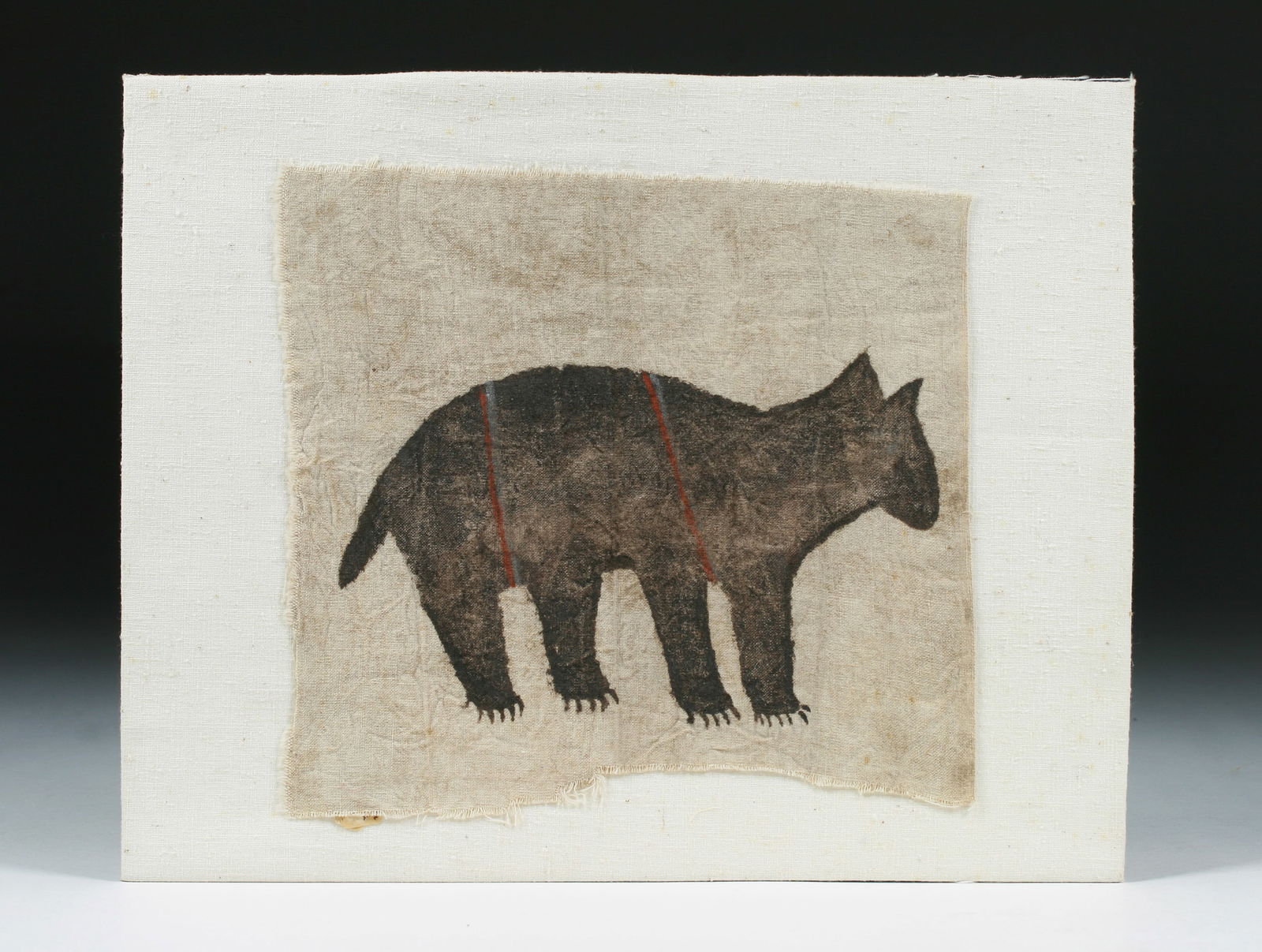 Old Navajo Memory Aid Painting Fetish on Muslim (1 of 8)