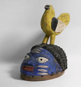 African Yoruba Gelede Dance Mask - Mid 20th Century