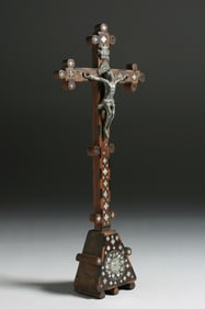 An Early Indo-Portugese or Middle Eastern Crucifix