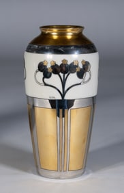 Arts & Crafts Hand-Painted Pickard Vase - Signed 1910