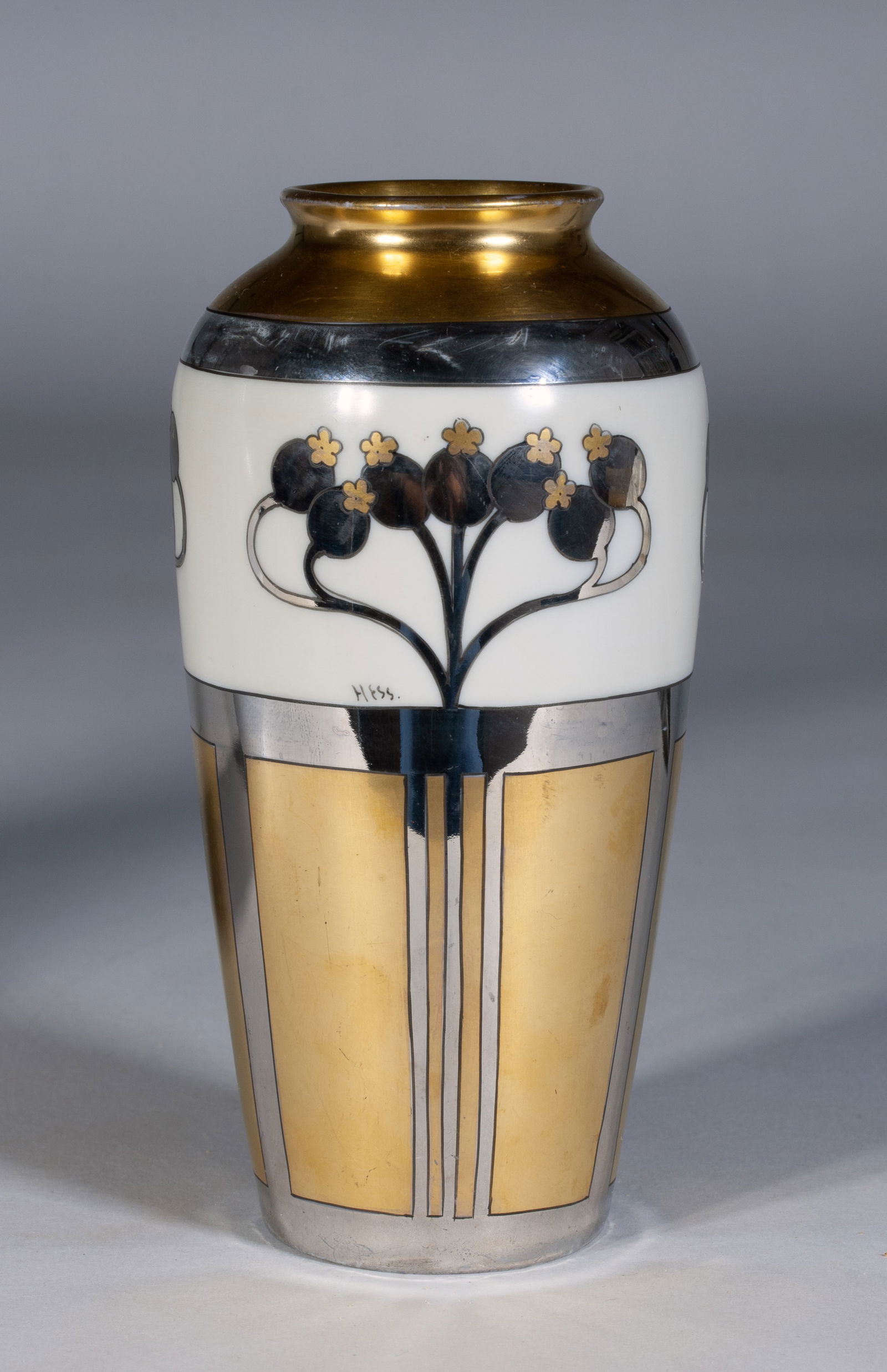 Arts & Crafts Hand-Painted Pickard Vase - Signed 1910 (1 of 4)