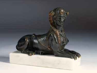 French Egyptian Revival Bronze Sculpture - Henri Vian 19th Century