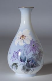 Noritake Nippon Toki Kaisha Hand Painted Artist-Signed Vase