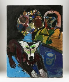 Bay Area Figurative School Painting - Circa 1960