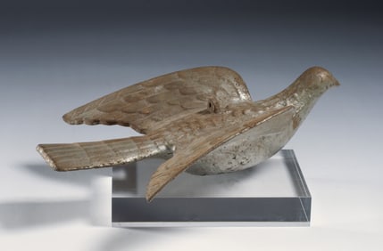 American Cast Iron Gate Weight - Folk Art Dove - 19th Century
