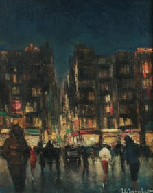 Jan Van Campenhout (1907-1972) Mid-Century French Impressionist Painting