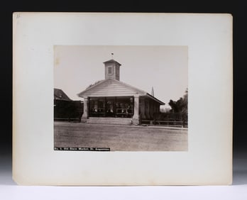 "Old Slave Market" Albumen Photograph of St. Augustine, Florida