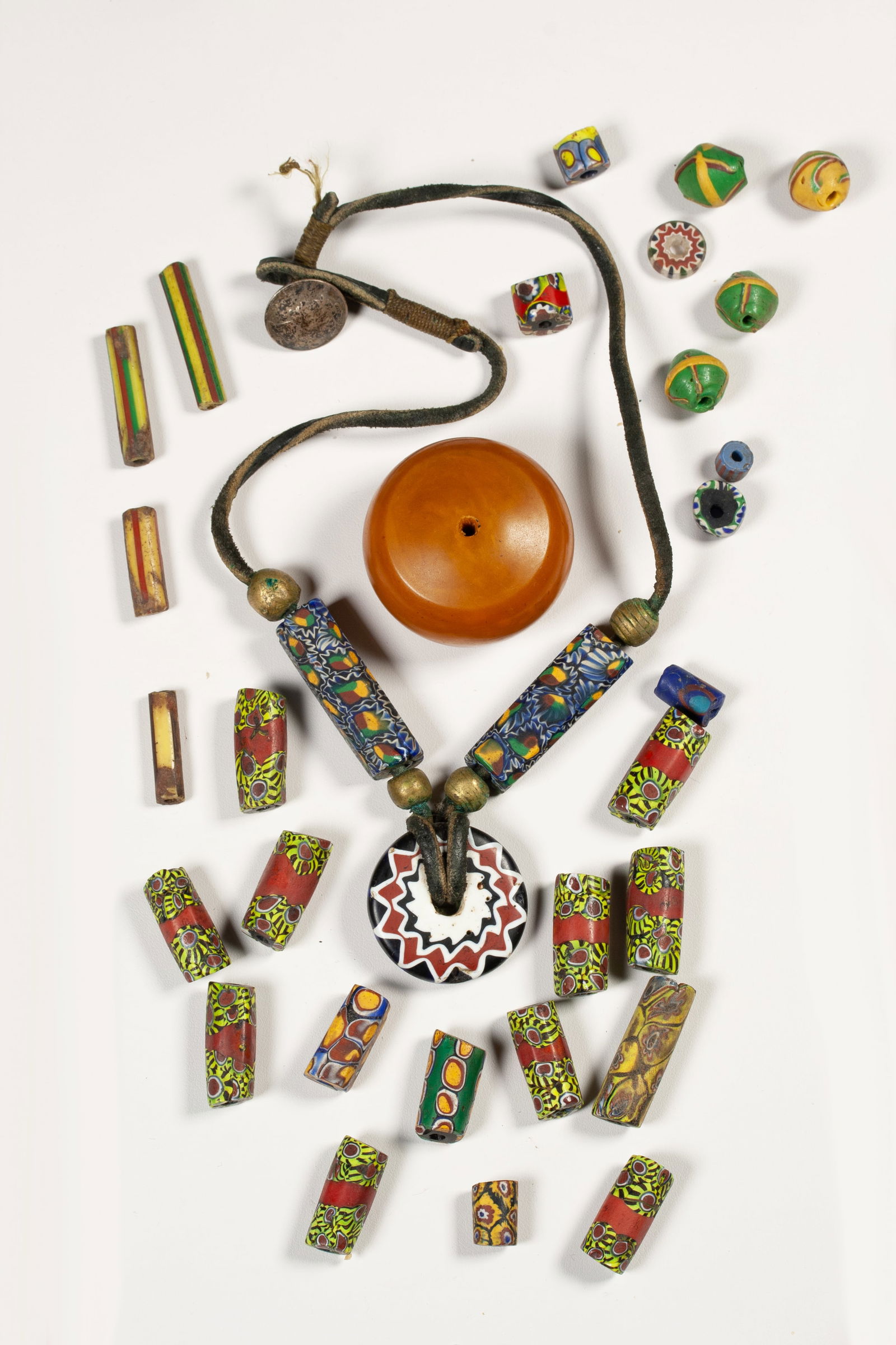 Venetian Trade Bead Necklace and Bead Lot (1 of 8)