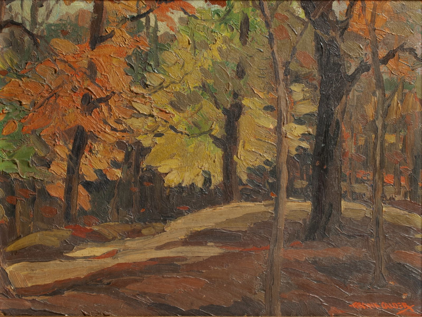 Frank Calder (1890-1968) - Texas Forest Landscape 1920s (1 of 9)