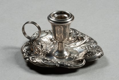 Antique Gorham Sterling Silver Chamberstick