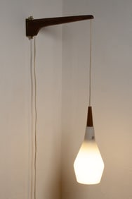 Mid Century Modern Hanging Wall Lamp - LV Italian 1960s