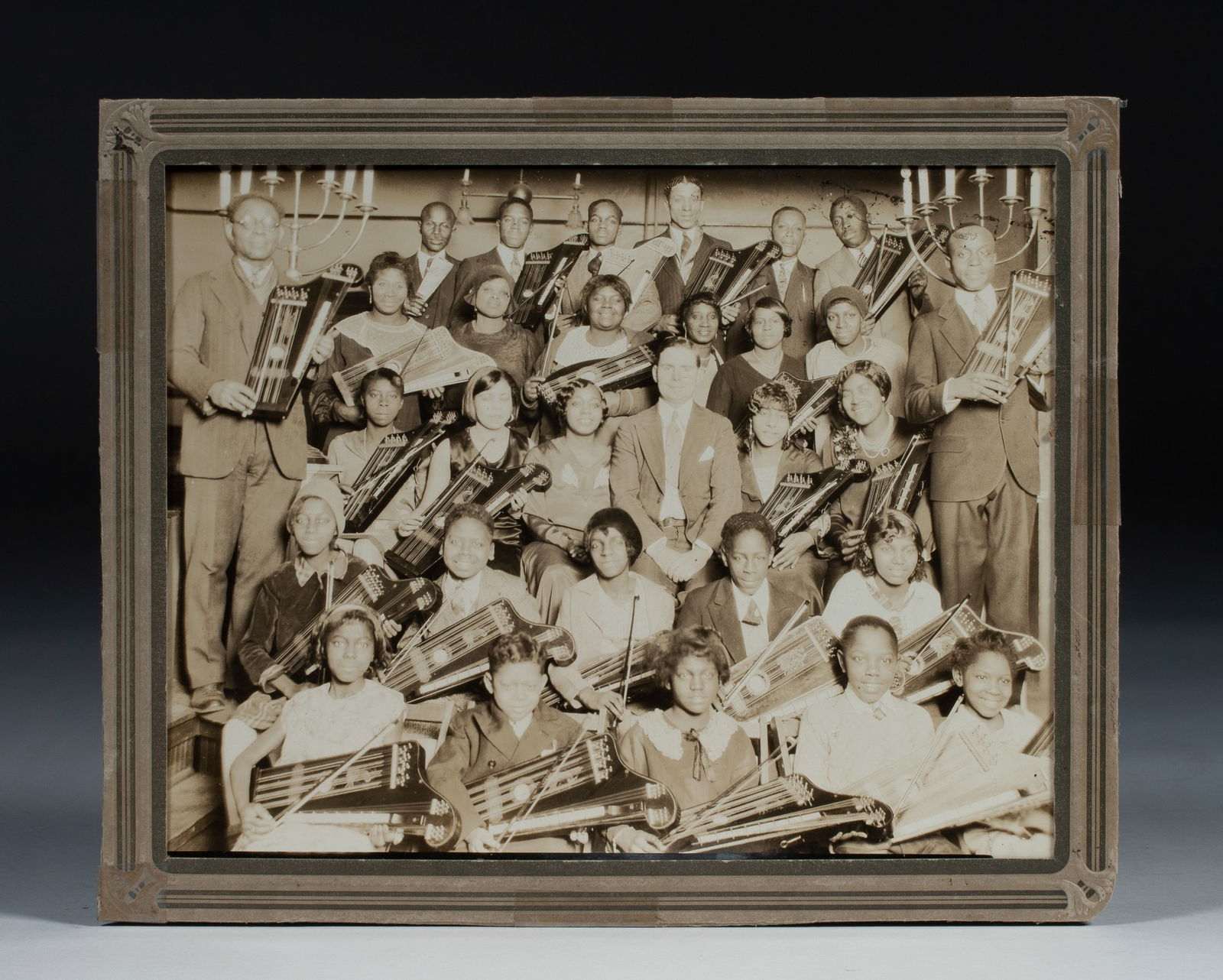 Black African-American Photograph - "Nu-Way Violin Guitar Club" - Chicago 1930 (1 of 10)