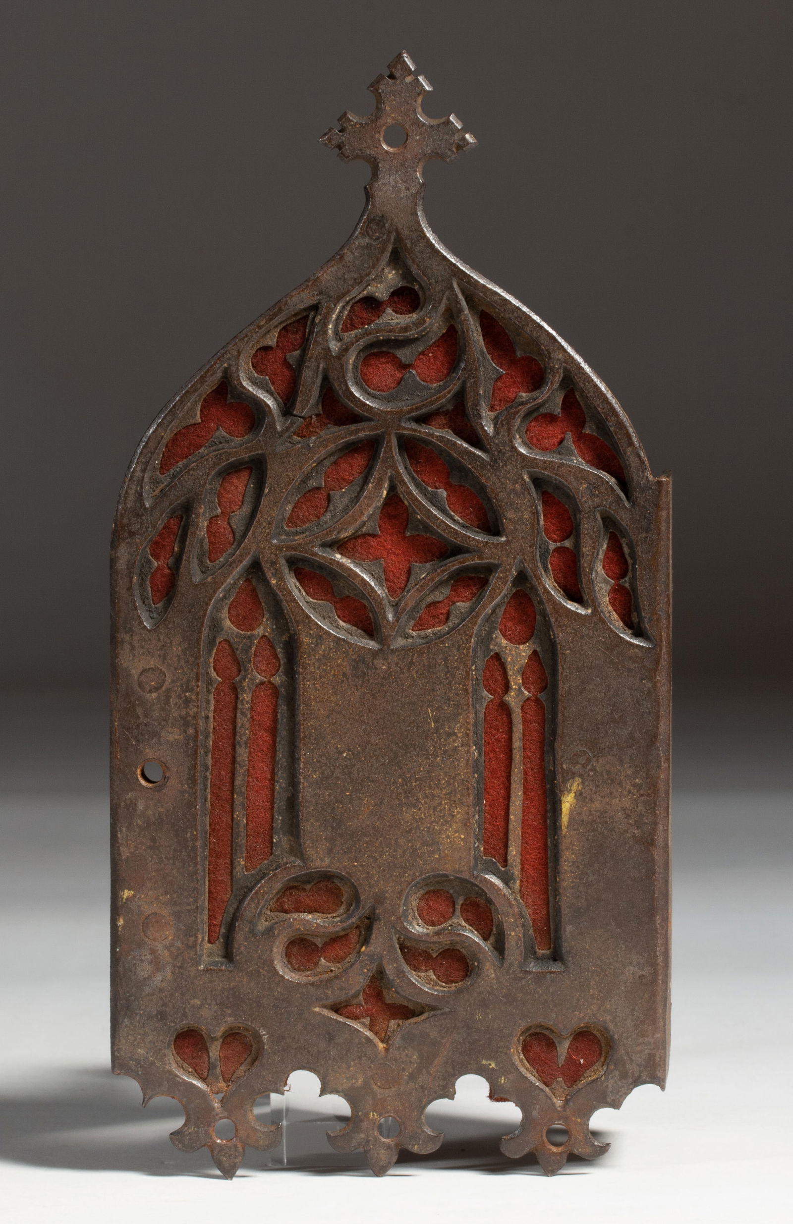15th - 16th Century English Church Iron Rim Lock Box - Gothic Era (1 of 8)