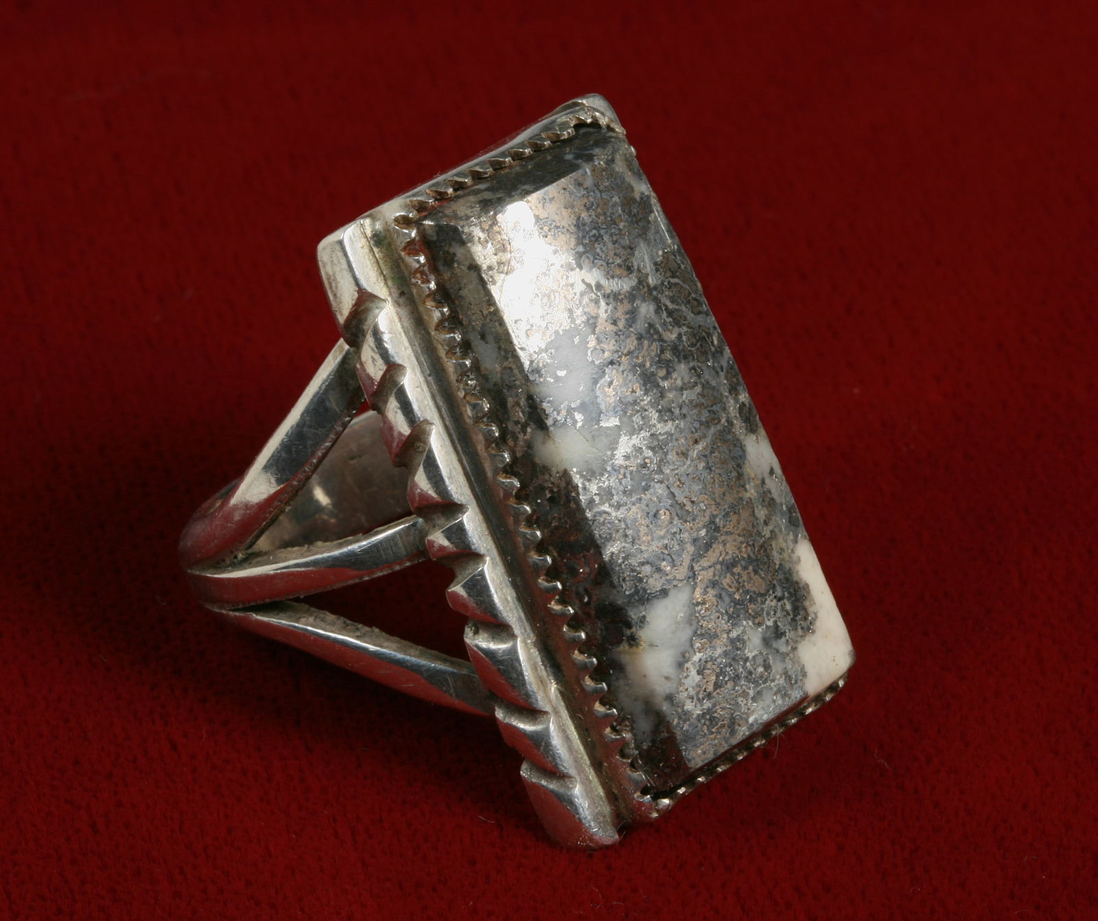 Southwest Sterling Silver & Cody Stone Ring - Don Lucas (1 of 7)