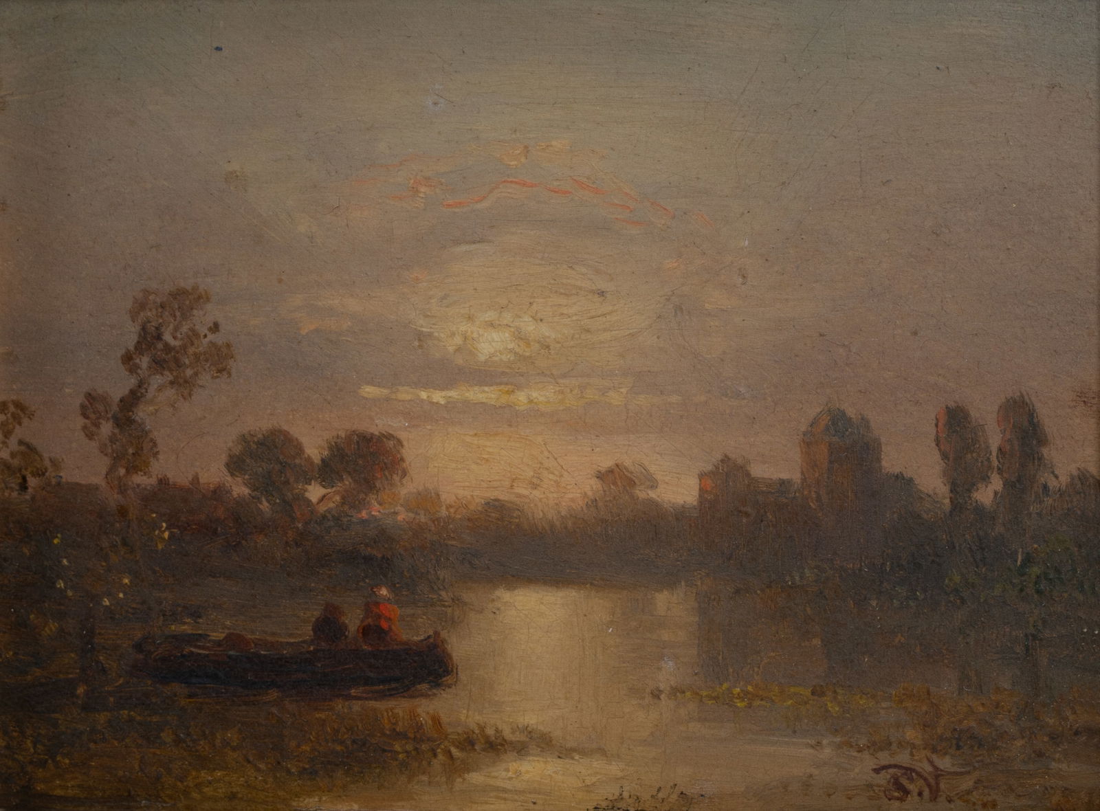 French Impressionist-Barbizon Painting - Signed 19th Century (1 of 10)