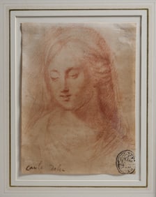 Italian Old Master Drawing by Carlo Dolci (1616 - 1686)