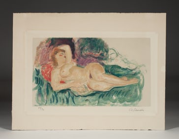 Charles Camoin (1875-1965) Fauves - Original Signed Stone Lithograph