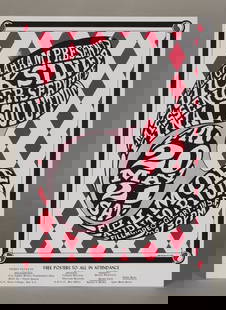 Quicksilver Messenger Service 1966 Rock Poster - 1980 Variant: Variant of the Bill Graham Presents Fillmore Poster, for a May 1966 concert of Quicksilver Messenger Service and Final Solution. This is a poster that was printed at a later time, probably in the mid-