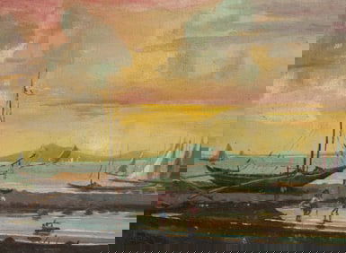 Isidro Ancheta (1882-1946) - Philippines Landscape Oil Painting