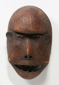 African Makonde Culture Ceremonial Danced Mask - Early 20th Century