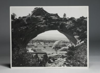 "Window Rock, Arizona" WPA Silver Gelatin Photograph- Navajo Reservation 1936
