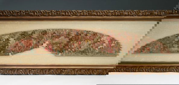 Charles Holloway - Mural Study of Native Americans in the Forest 1899