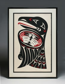 Northwest Coast Native American Serigraph by Susan Point (born 1952)