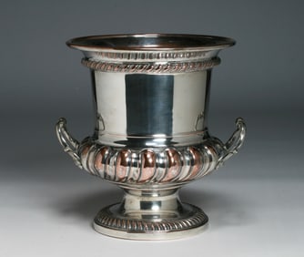 Sheffield Silver-on-Copper Champagne or Wine Ice Bucket 19th Century