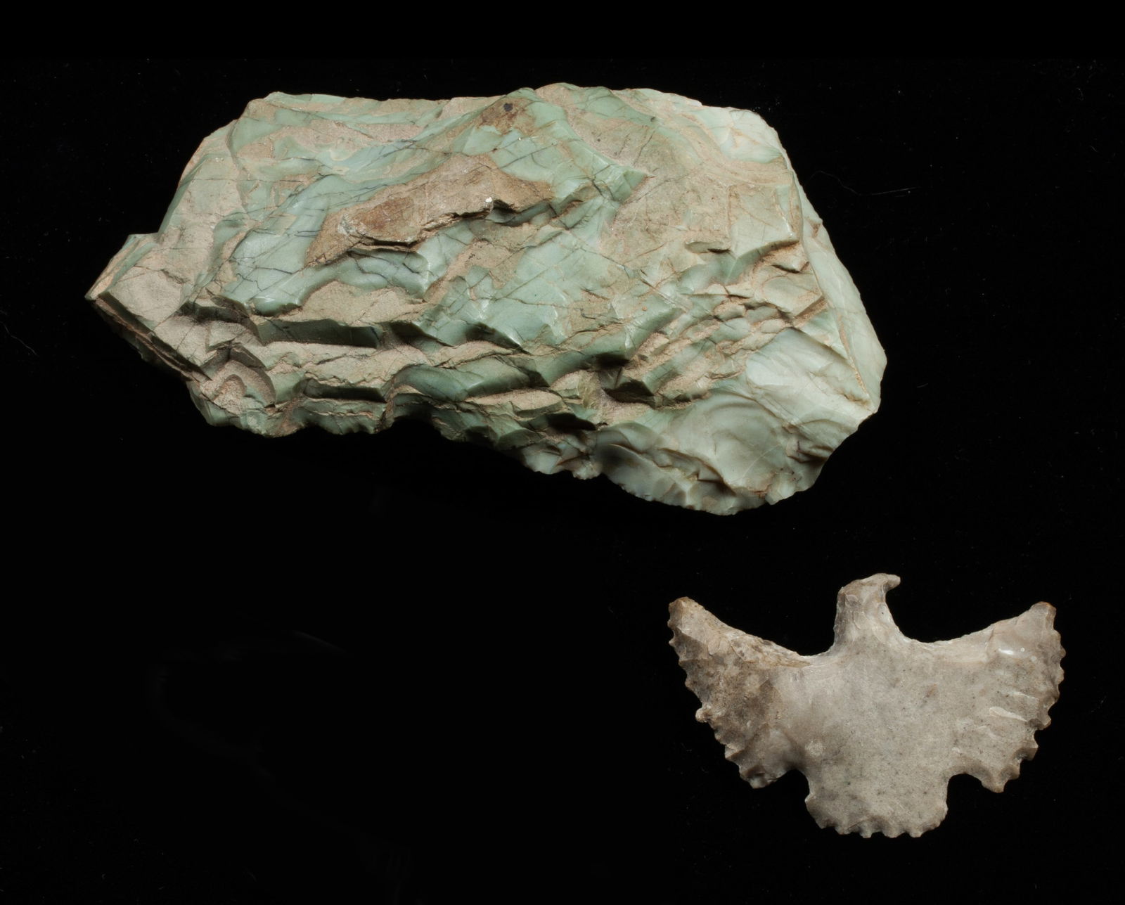 Lot of Three (3) Native American Stone Objects (1 of 9)